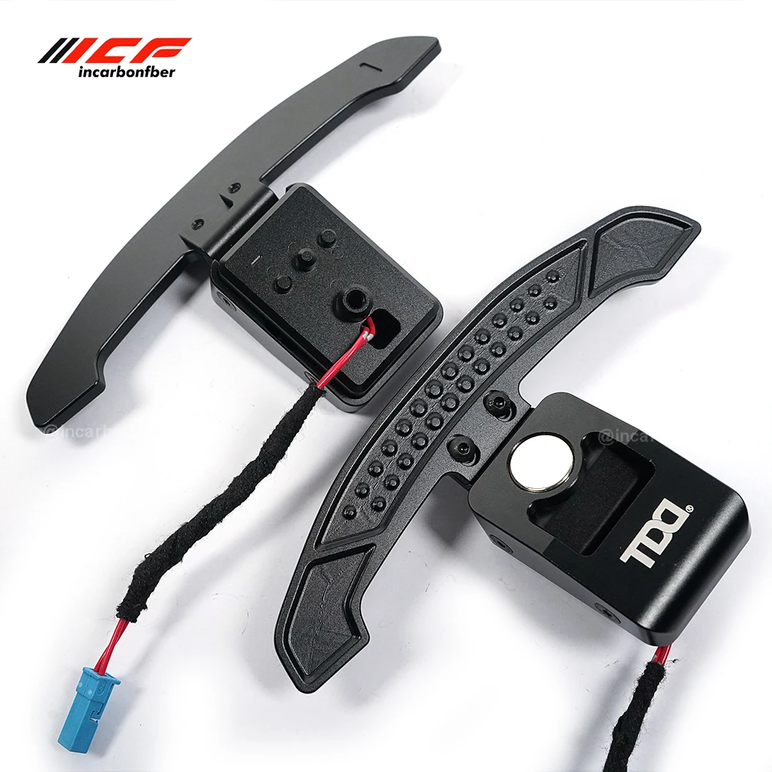 ICF 알루미늄 합금 마그네틱 패들 시프터 (BMW 1-4 5 7시리즈 g20 g30 g80 f10 f20 f21 f30 f22 f80용) 후면 인체공학적 디자인