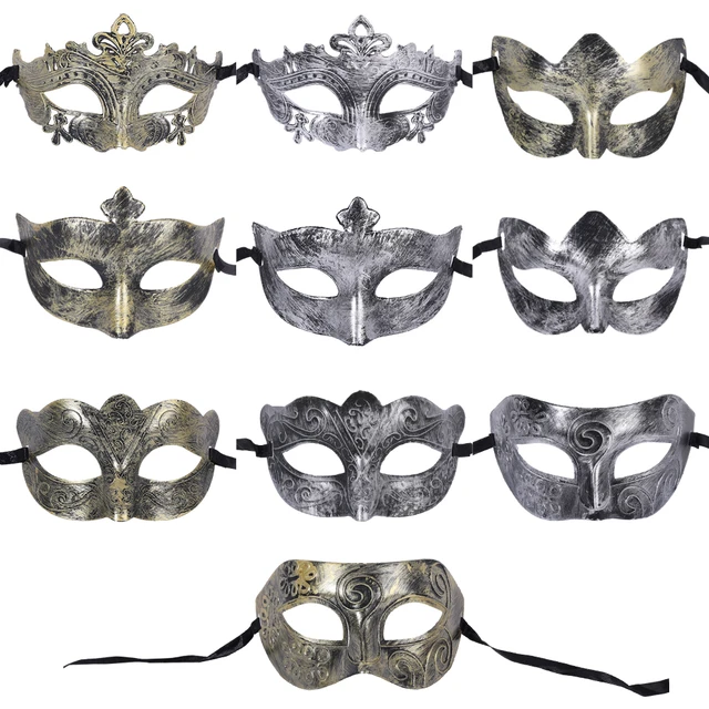 Retro Masquerade Tiara Halloween Sexy Eye Mask for Women Men Fancy Dress  Carnival Dress Costume Party Supplies Cosplay - AliExpress