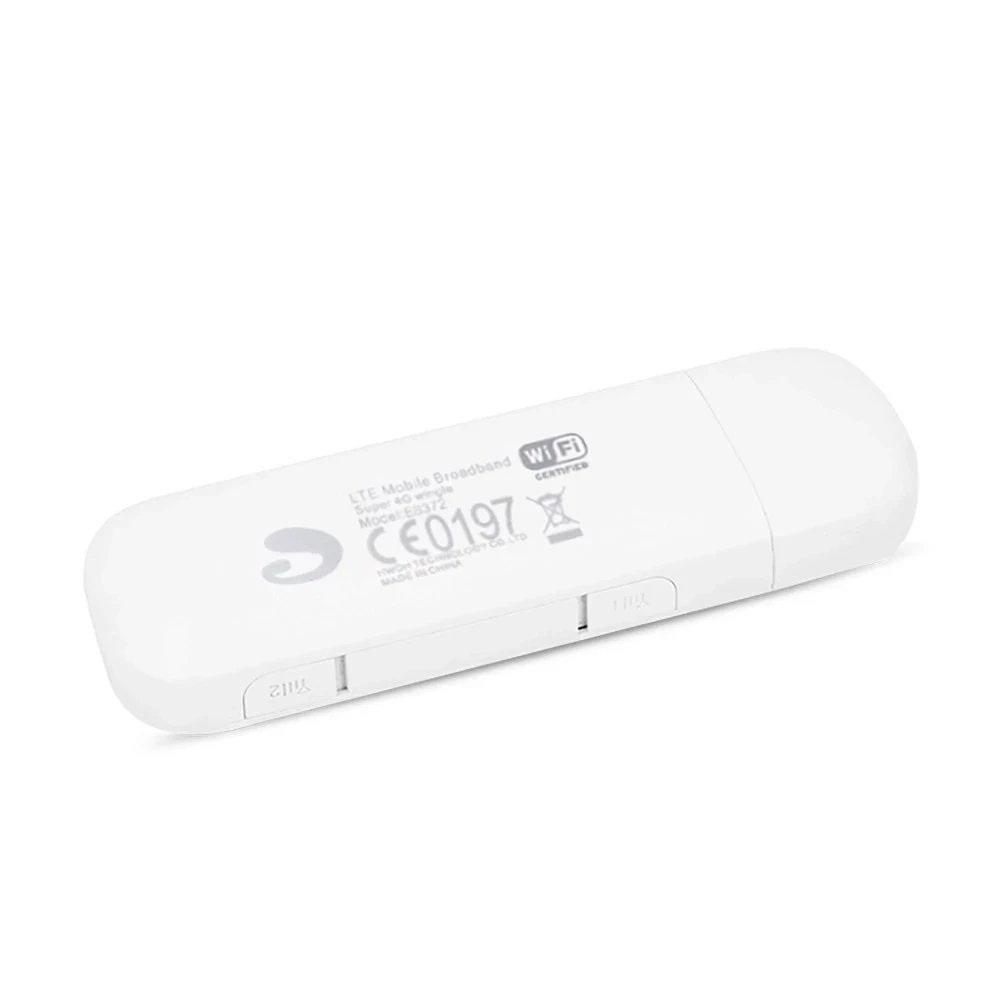 4G LTE Module, Wireless WiFi Adapter Unlocked E8372h-153 150M LTE 4G USB WiFi Modem dongle car wifi factory E8372 2 Pcs Antennas Port