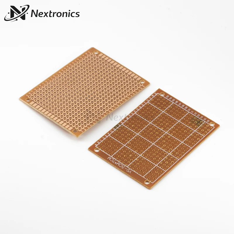 1/3/5/10PCS 단일 측면 슈퍼 프로토타입 브레드보드 5x7cm 432 포인트 PCB 범용 보드 DIY 노란색
