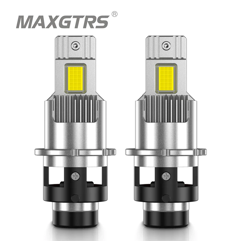2x D4S D4R D2R D2S LED ไฟหน้าหลอดไฟ 6000K สีขาวชุด Plug and Play HID Xenon Light เปลี่ยน CANBUS ข้อผิดพลาดฟรี 1