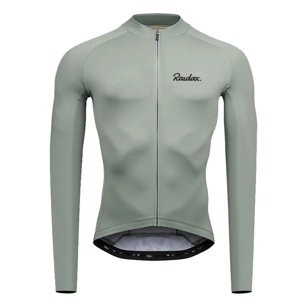 Men's Long-Sleeve Cycling Jersey Set - Breathable Road & Mountain Bike Apparel