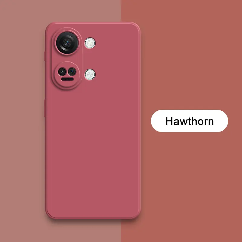Premium Square Liquid Silicone Shockproof Phone Case with 360° Lens Protection