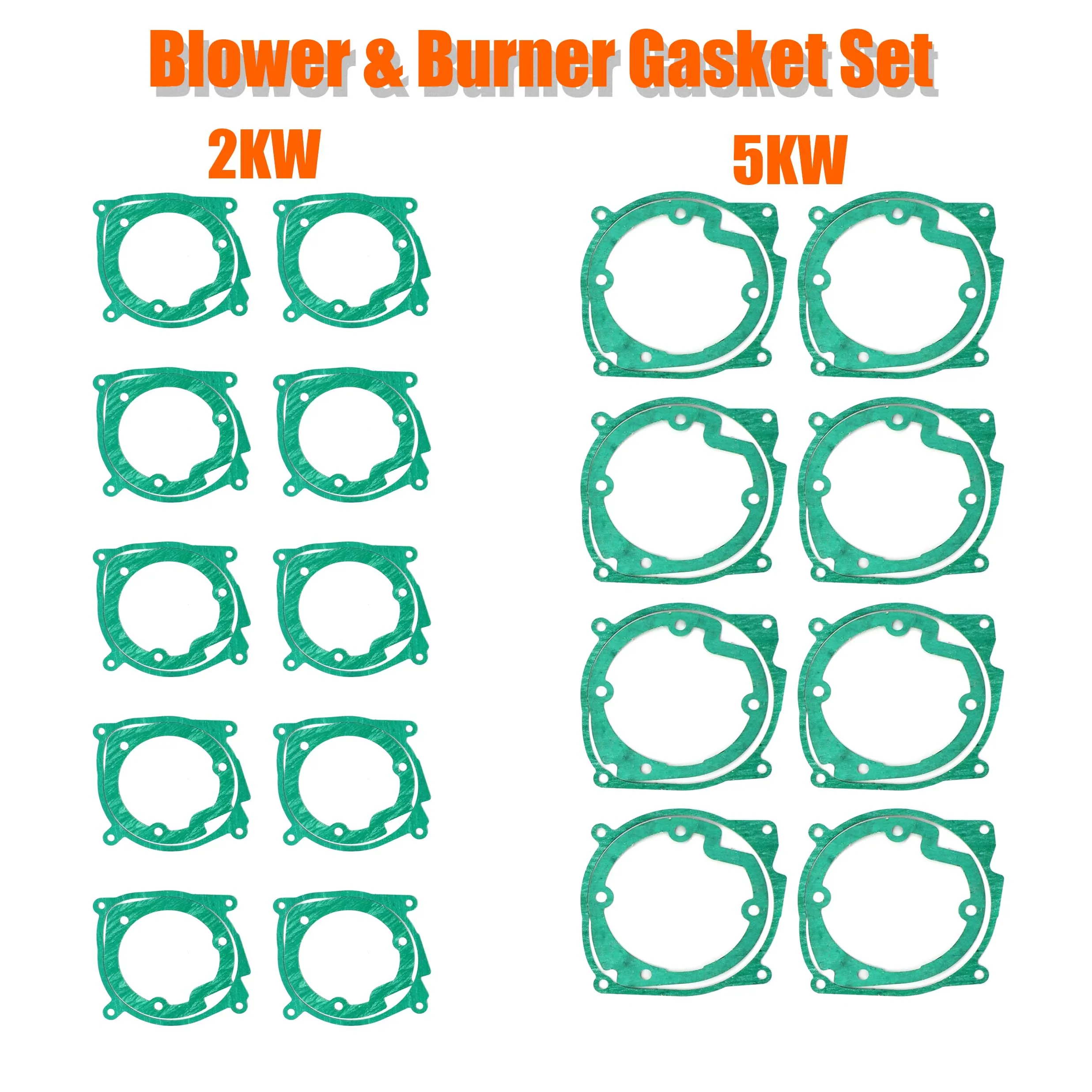 5KW Car Truck Heater Parts Accessories Burner Gaskets / Fan Gasket