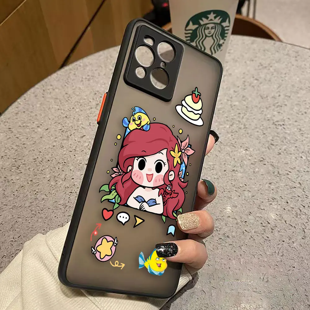 thumbnail image 1 of Funda mate para OPPO Realme 10 9 9I 8 8I 7 7I 6 5 FIND X3 X4 PRO 4G 5G Funda Coque Capa Funda carcasa dibujos animados Anime Blancanieves, 1 of 5