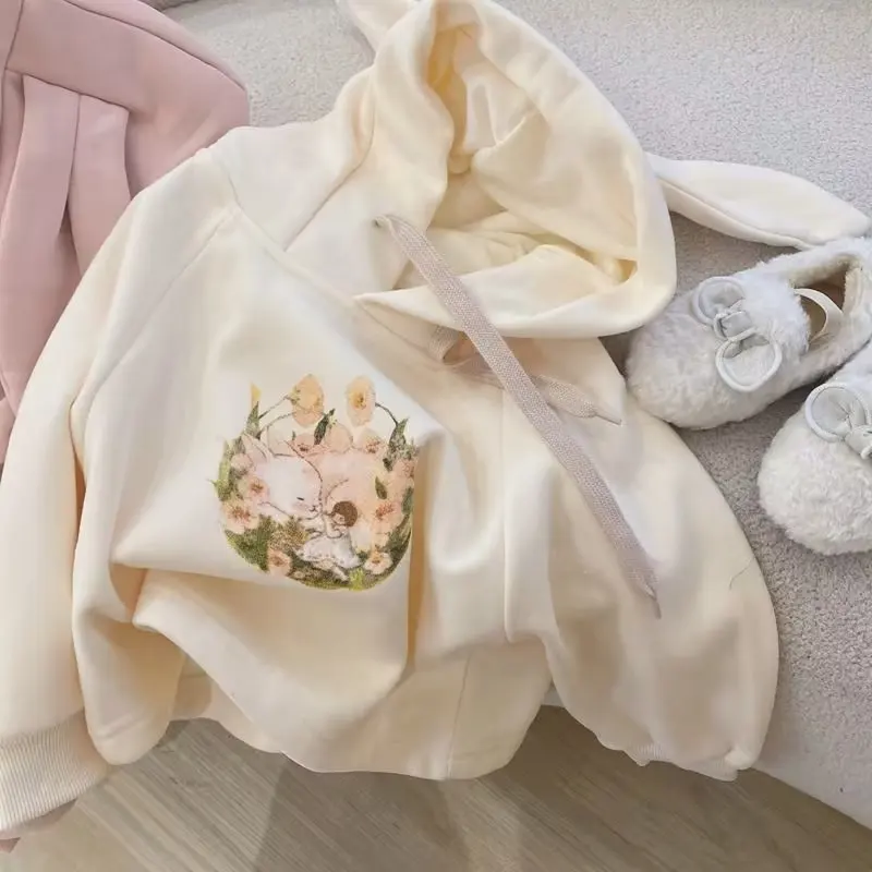

Children Fashion Hoody Baby Flowers Clothes Full Sweatshirt Hoodies Cotton Tops Tees 2022 Outerwear Baby Clothes