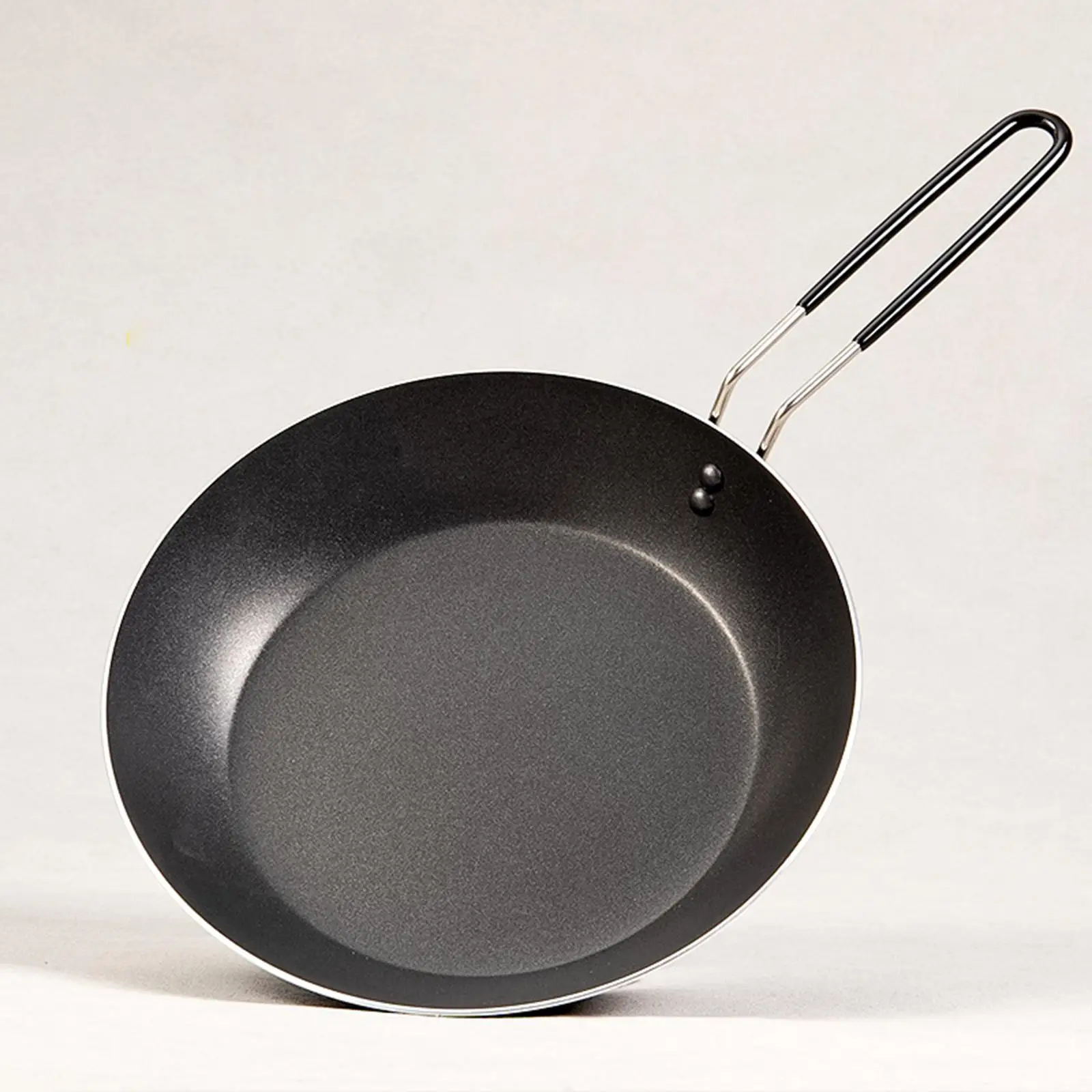 Camping Fry Pan Lightweight Multipurpose Cookware Foldable Handle Nonstick Skillet for BBQ Backpacking Hiking Travel Kitchen