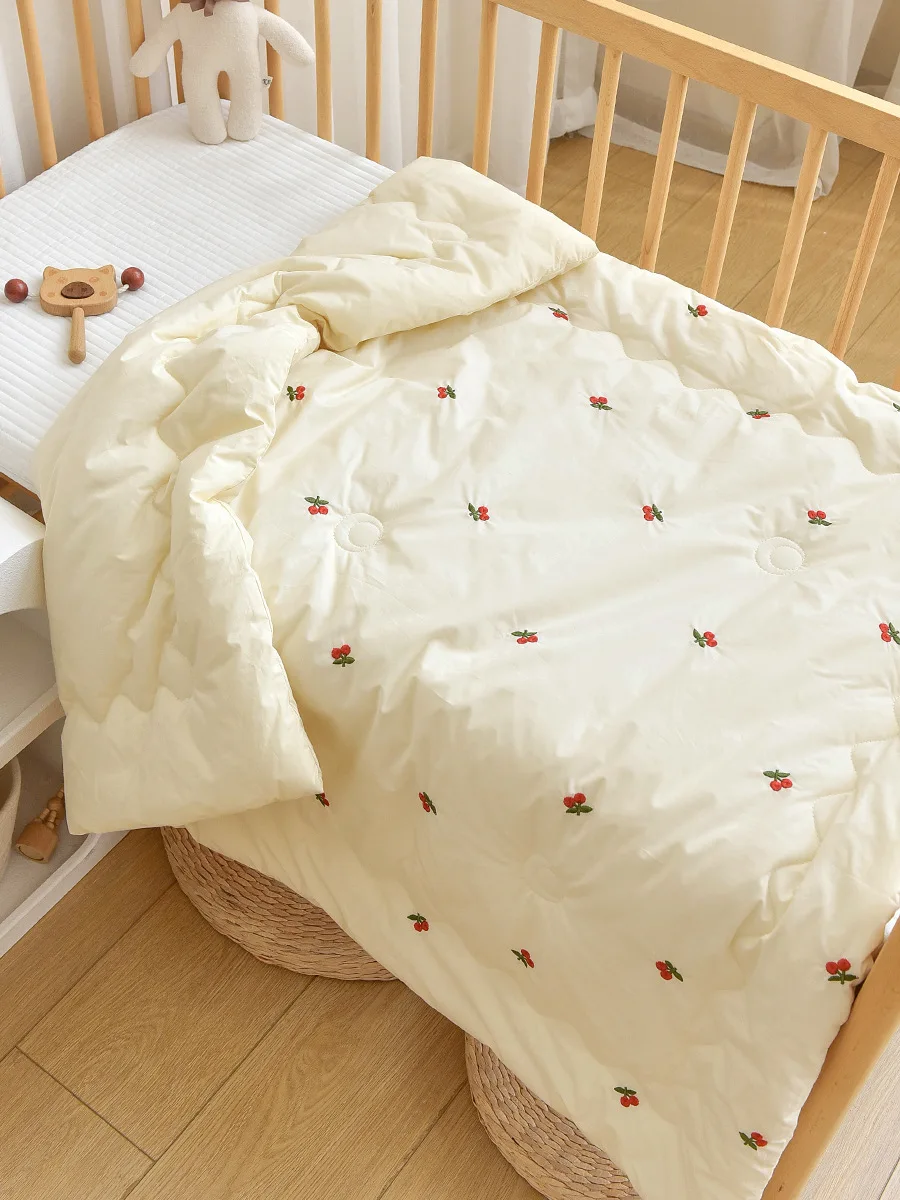 Baby Cotton-Padded Quilt Thickened for Autumn and Winter Newborn Blanket Kindergarten Children Nap Blanket CJ298