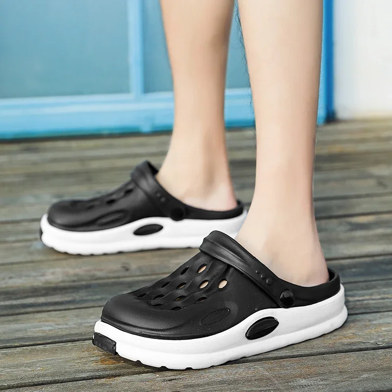 2023 Men Sandals Casual Shoes EVA Lightweight Hot Sale Clogs Unisex Colorful Water Aqua Shoes for Summer Beach Zapatos Hombre 4