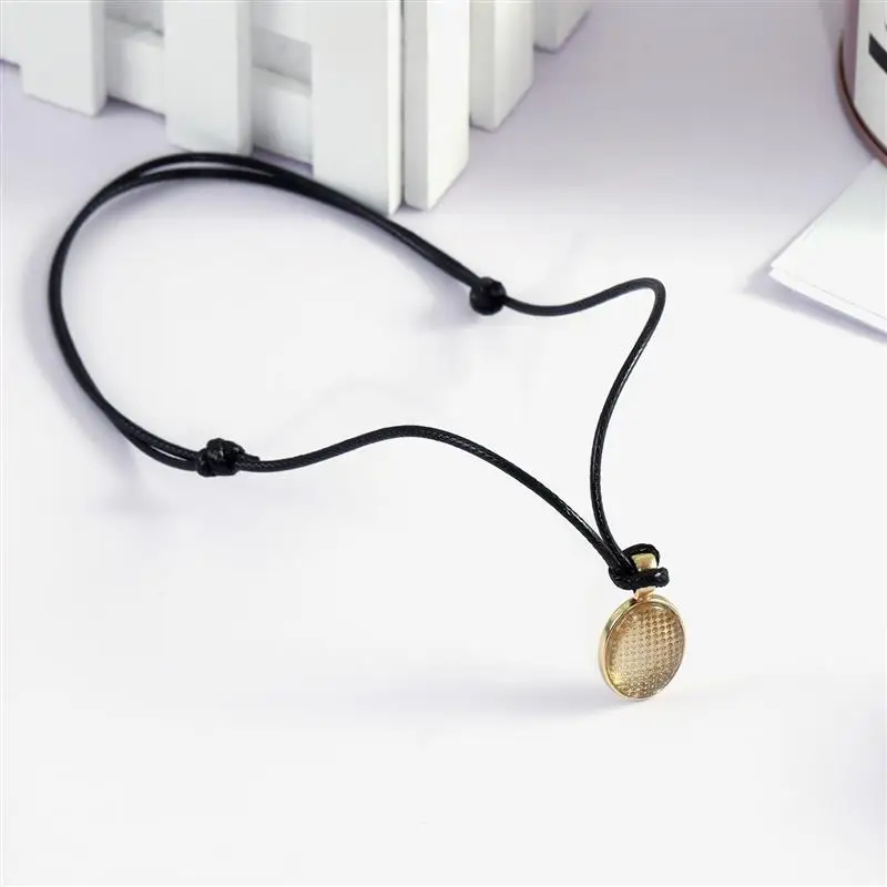 10/50pcs Adjustable 40-80cm Long Black Braid Wax Cord DIY Pendant Necklace Knot Sliding Cord For Jewelry Making Findings