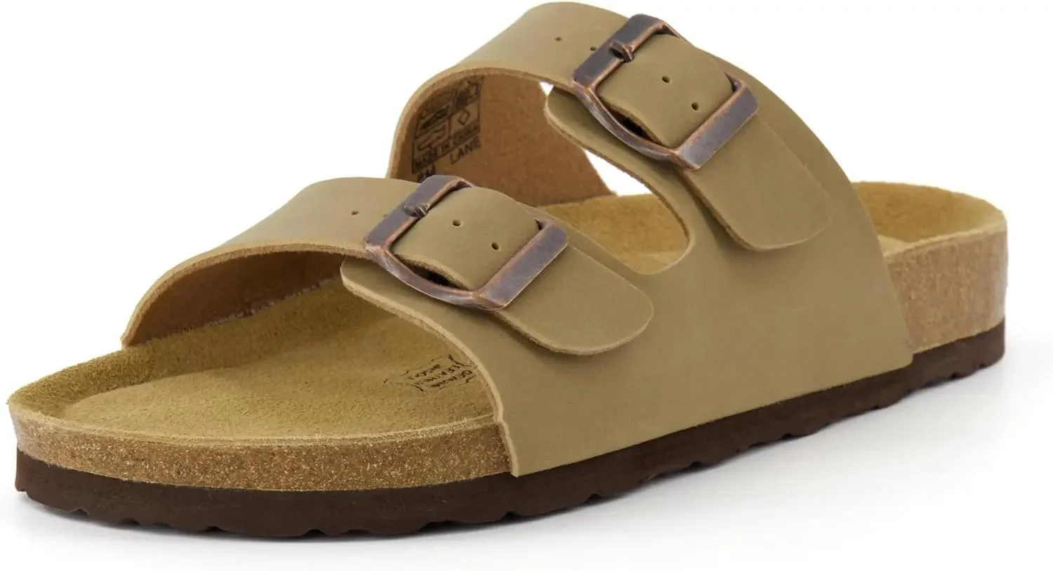CUSHIONAIRE Women's Luna Cork Footbed Sandal with +Comfort 5