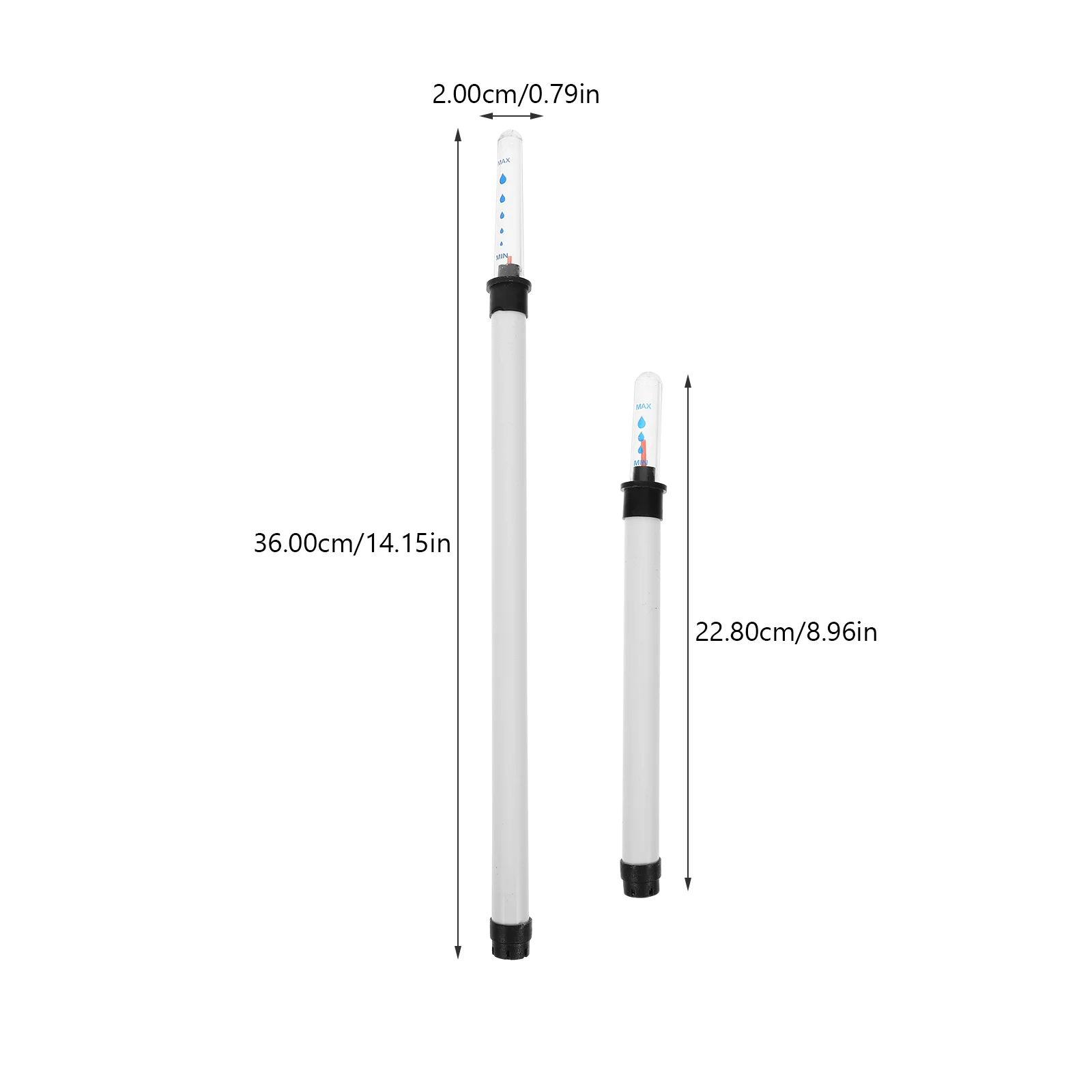 Water Level Indicator Gauge With Clear Scale 4 Pcs For Plants Flowerpot Moisture Meter Plant Meter Moisture House Plants Water soil moisture sensor soil moisture meter