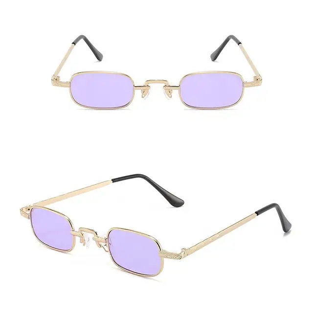 Occhiali Da Sole Pilota Retrò Uomo/Donna - Montatura Metallica, Lenti UV400, Stile Quadrato - Foto 3