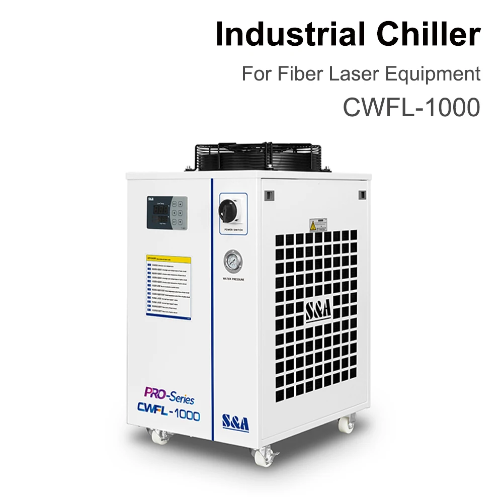 CWFL-1000 Su0026A Industry Air Water Chiller AC 220-240V Voltage for Fiber  Laser Engraving Cutting Machine - AliExpress