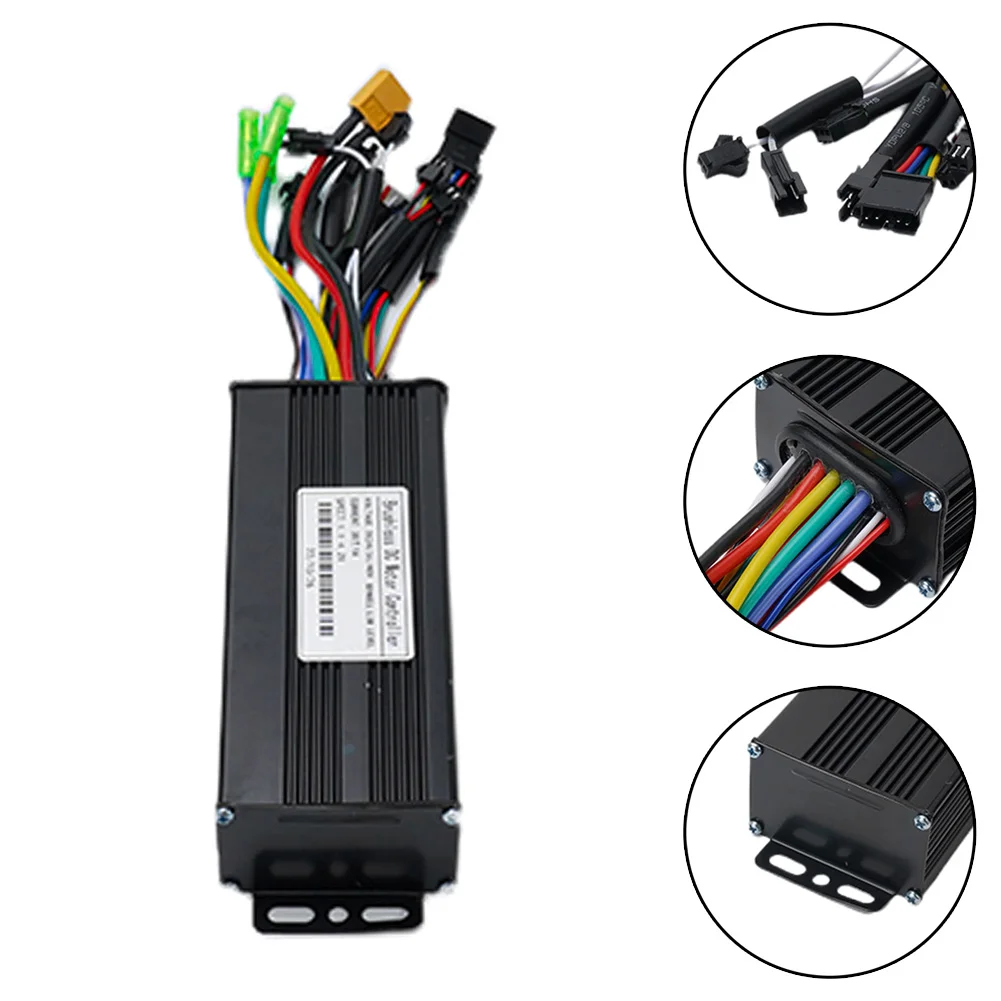 

Ebike Controller JN 24/36/48V E-bike Sine Wave 30A 750/1000W SM Three Mode Brushless Controller Electric Bicycle Accessories