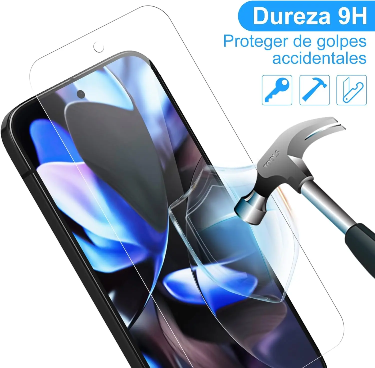 Ultra-Durable 9H Tempered Glass HD Screen Protector - 2/4 Pack