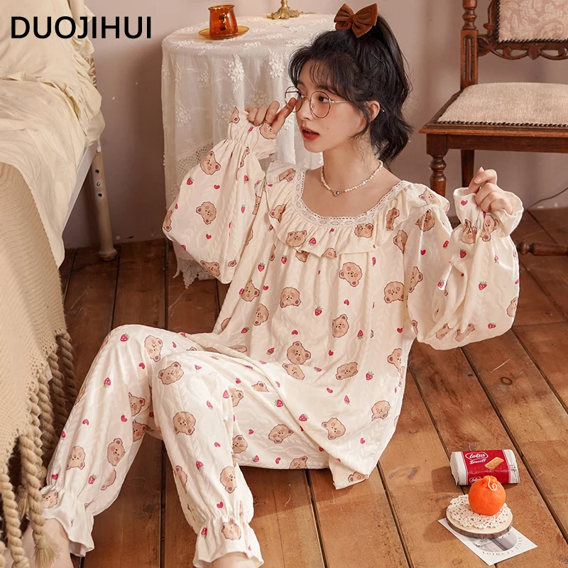 Рисунок 5 - DUOJIHUI милый шикарный принт Повседневный