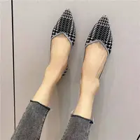 2025 new women's shoes spring and autumn flat shoes fashion casual women's flat shoes pointed knitting elastic comfortable shoes - Image 6