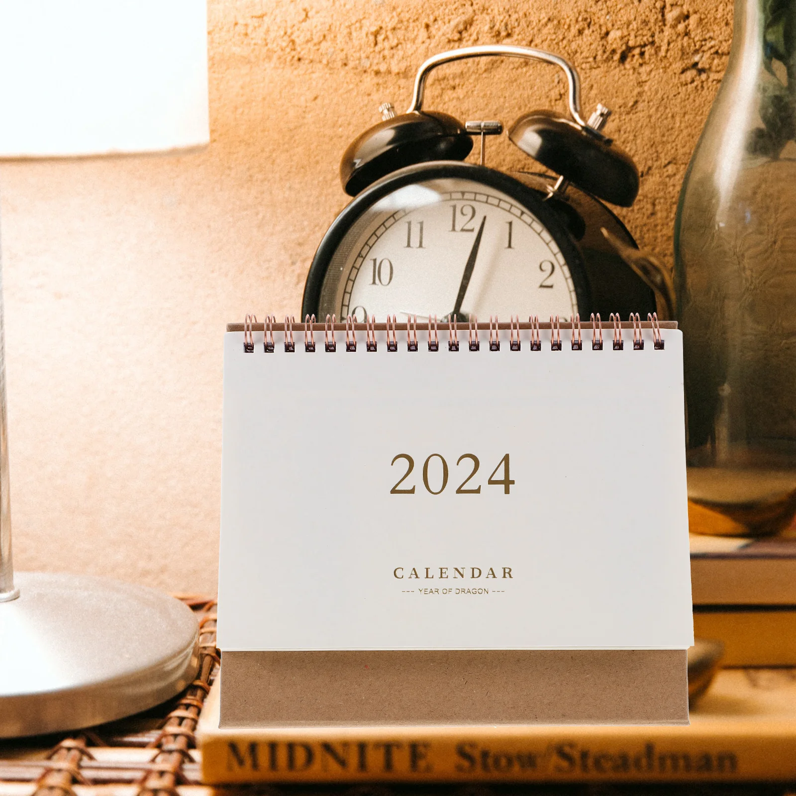 

2024 Desk Calendar Calendars Countdown Office Decor Korean Version Table Paper Small Tent