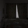 Bedroom Curtain Printed Curtains Home Grommet for Windows Darkening Short Elk Printing Blackout Rural 2