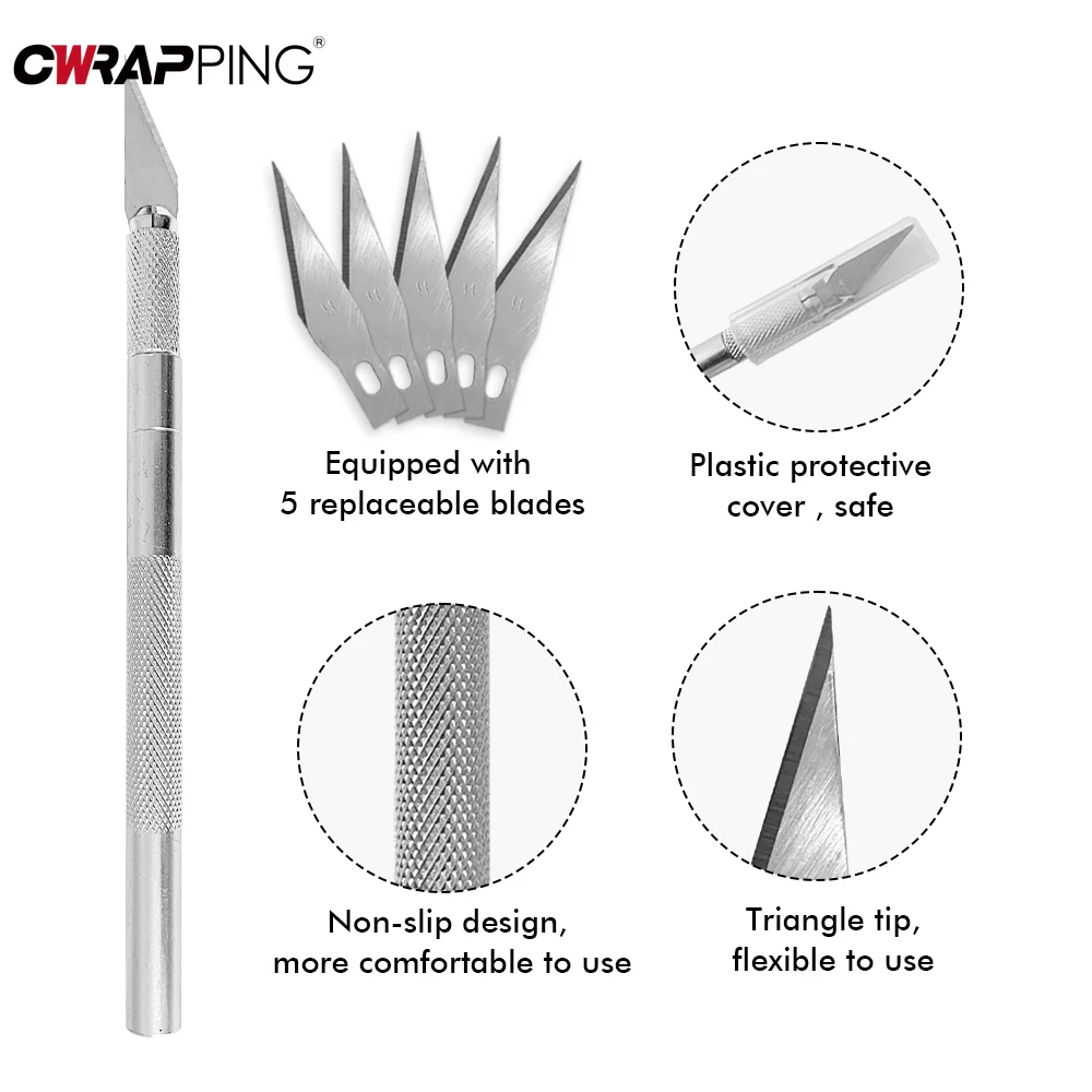 Car Film Wrap Tool Kit Vinyl Scraper Cutter Auto Body Film Wrapping Vehicle Window Tint Tools For Motorcycles Car Accessories