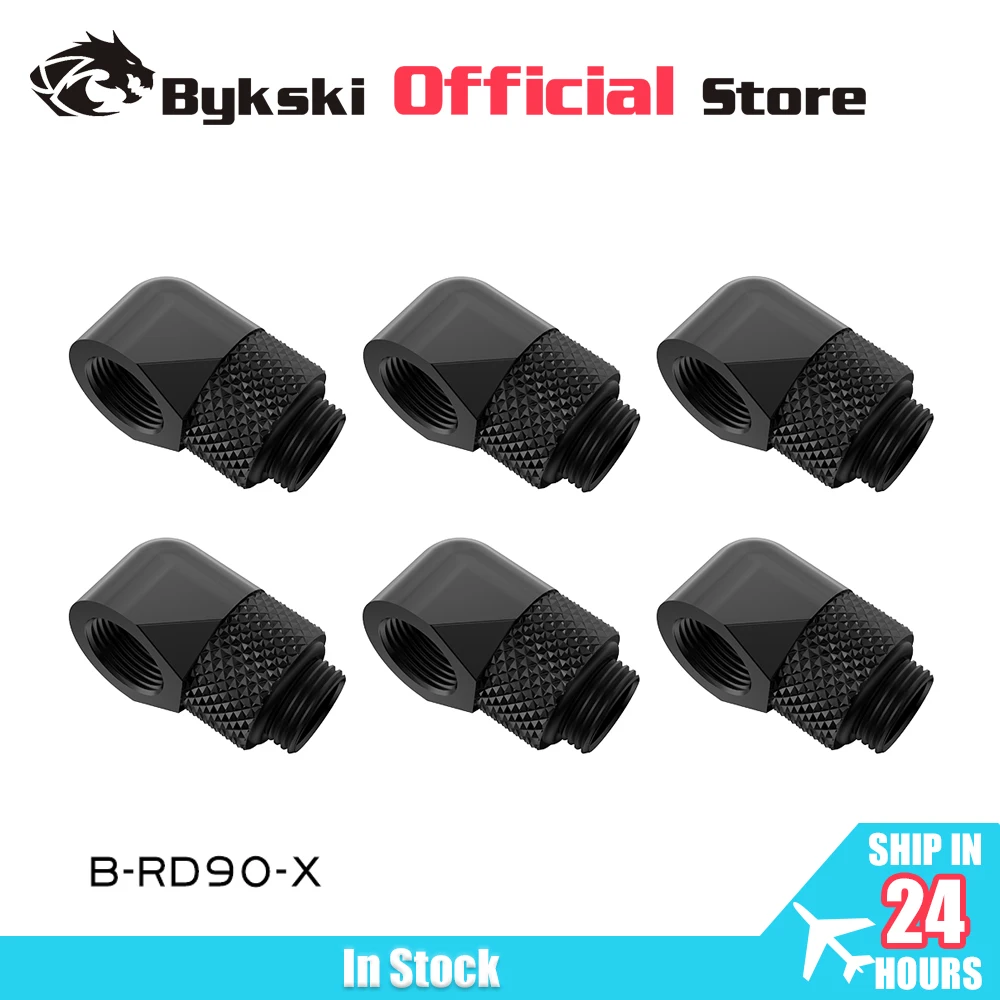 Bykski-adaptador Rotativo g1 Polegadas Rosca 90 Graus de Rotação 90 Graus Adaptadores de Refrigeração a Água B-rd90-x Pcs - Imagem 5