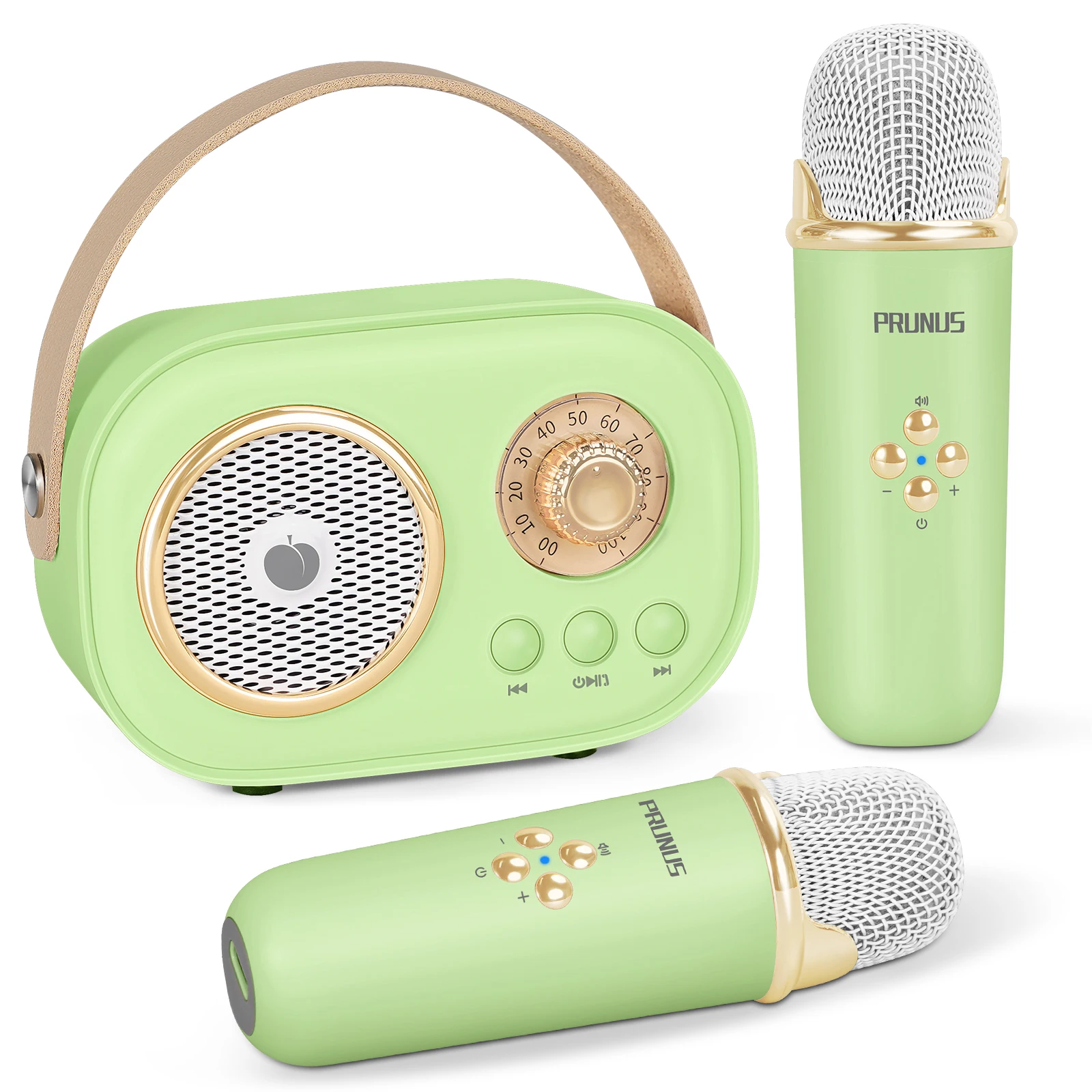 

C20 Plus Bluetooth Speaker 2 Wireless Microphone Support Karaoke TF Card Play HIFI Bass Handsfree Call Children's Birthday Gift