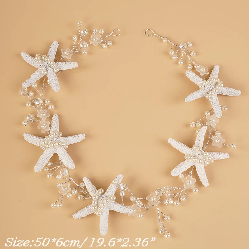 Wedding Bridal Accessories Shiny Star Wearing Headband Flower Pearls fascinator hat Handmade Hair Jewelry for women hair accessories bridal hair accessories bridal jewelry set