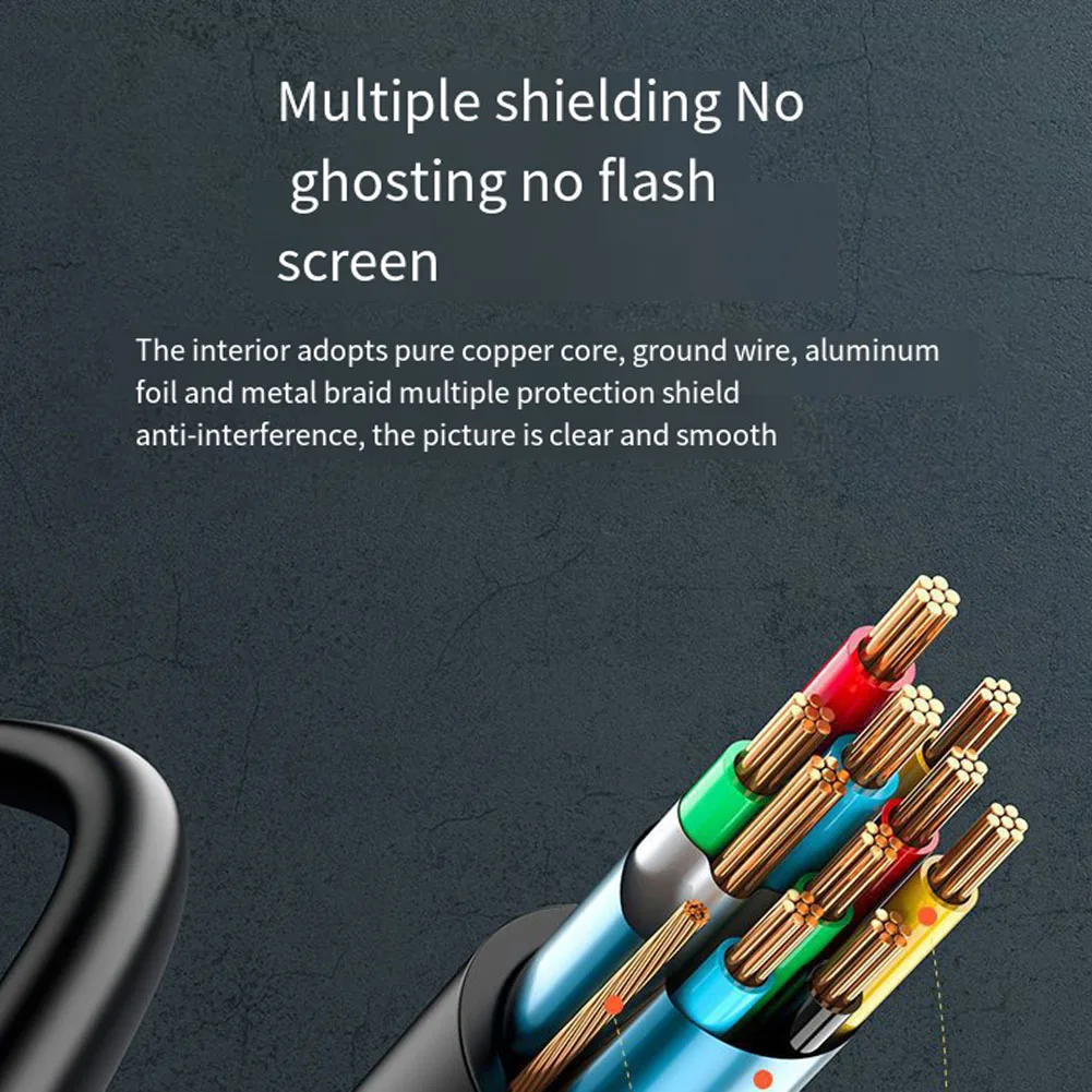 VGA Cable Male To Male 1440*900P 15 Pin Extension Cord for Computer Monitor TV Projector 1.5/3/5 Meters vga cable