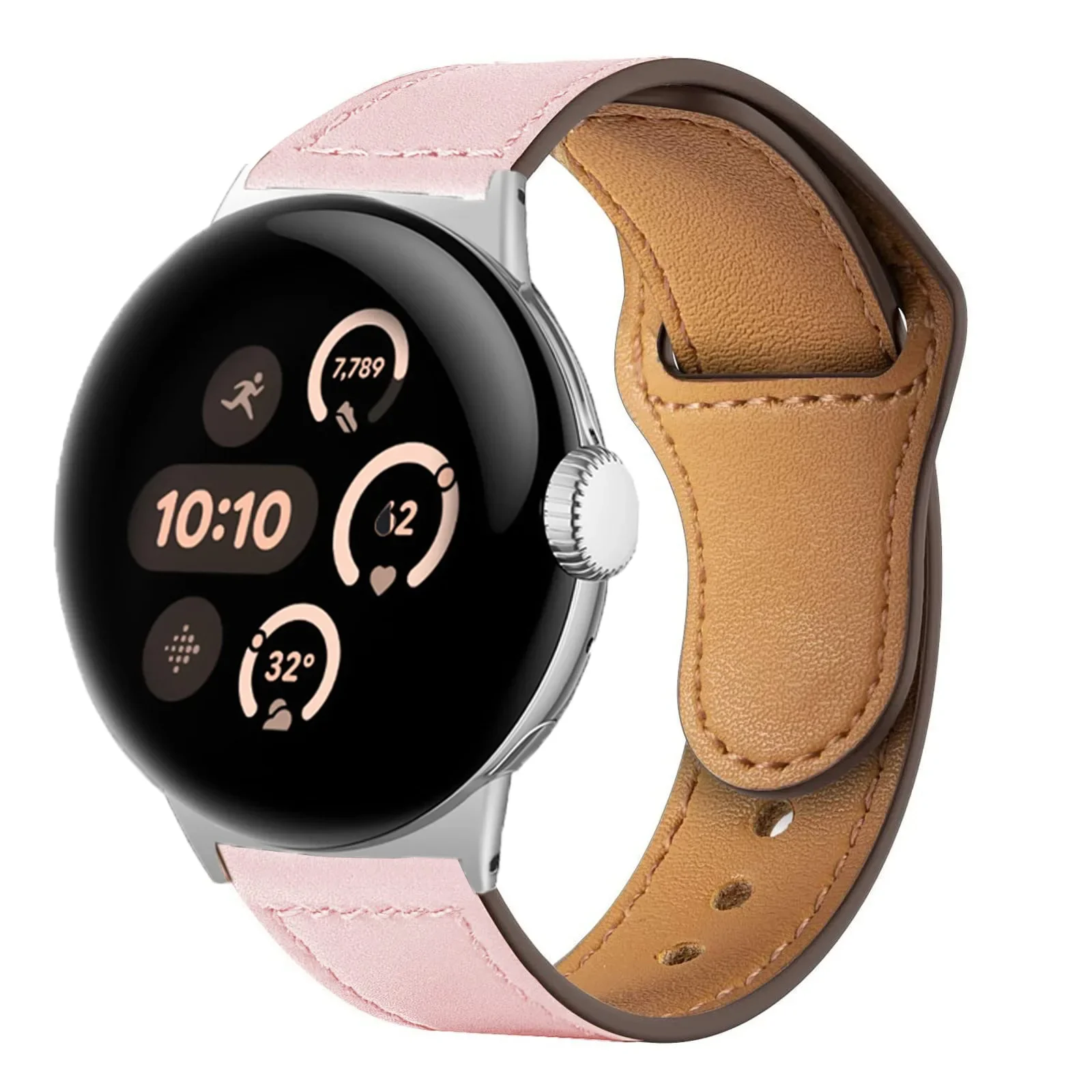 Premium Leather Replacement Strap for Pixel Watch - Stylish Wristband Bracelet