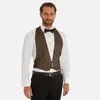 Men Vest Sexy Deep V Lightweight 3 Button White Cotton Short Style Pique Openback Spring Gentleman Groom Tuxedos Waistcoat 여름조끼 4