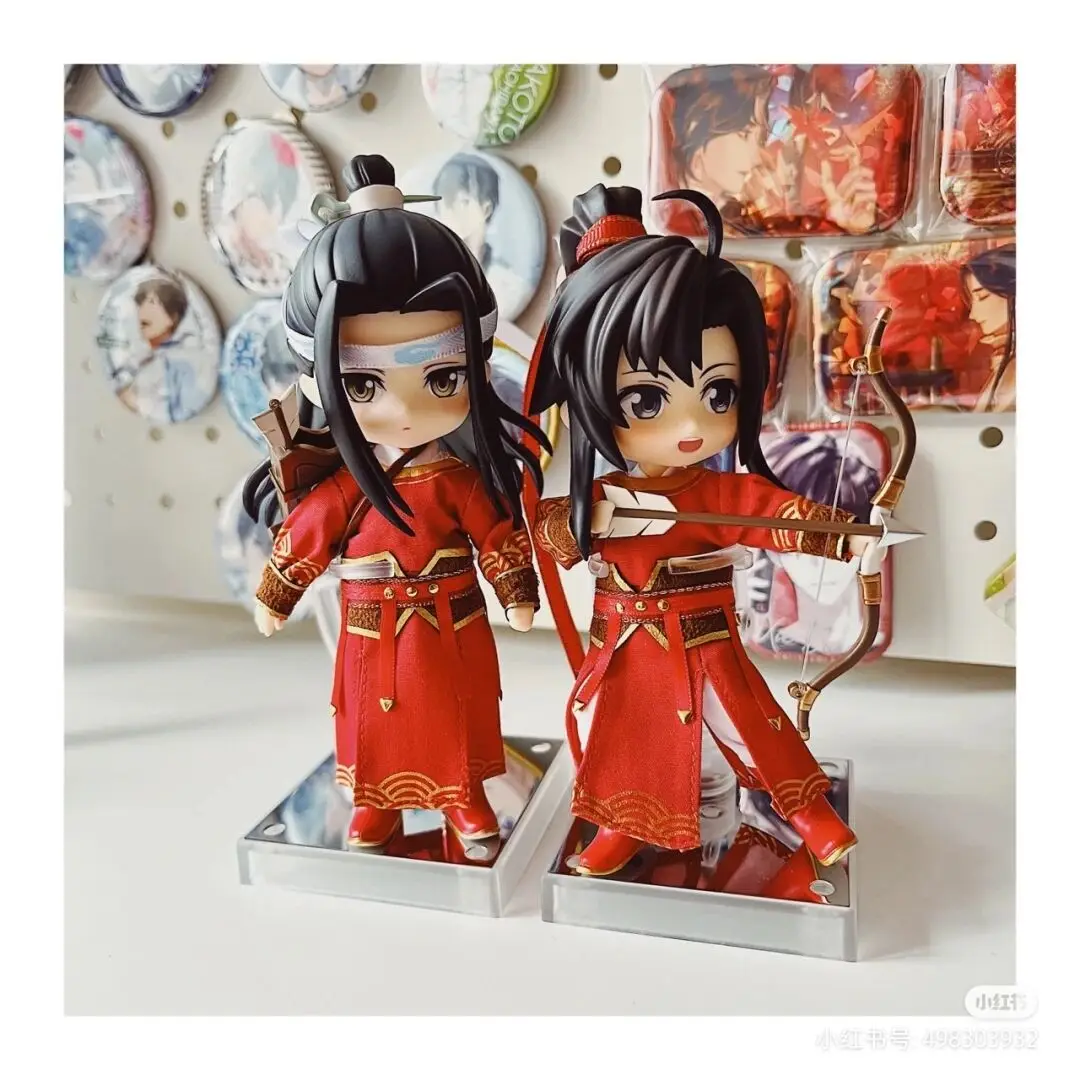 

Original Mo Dao Zu Shi Wei Wuxian Lan Wangji Anime Figure Model Dolls Q-version QISHAN Night-hunt Ver Pvc Kid Toys Gifts