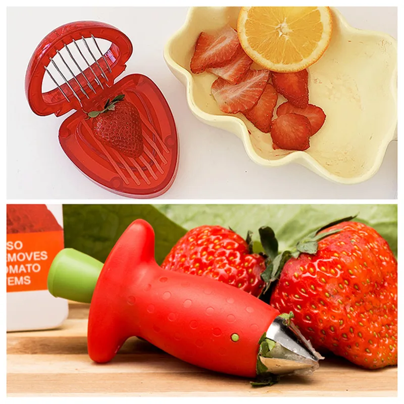 Fruit Corer Kitchen Tool Strawberry  Kitchen Gadgets Strawberry Slicer -  Slicer - Aliexpress