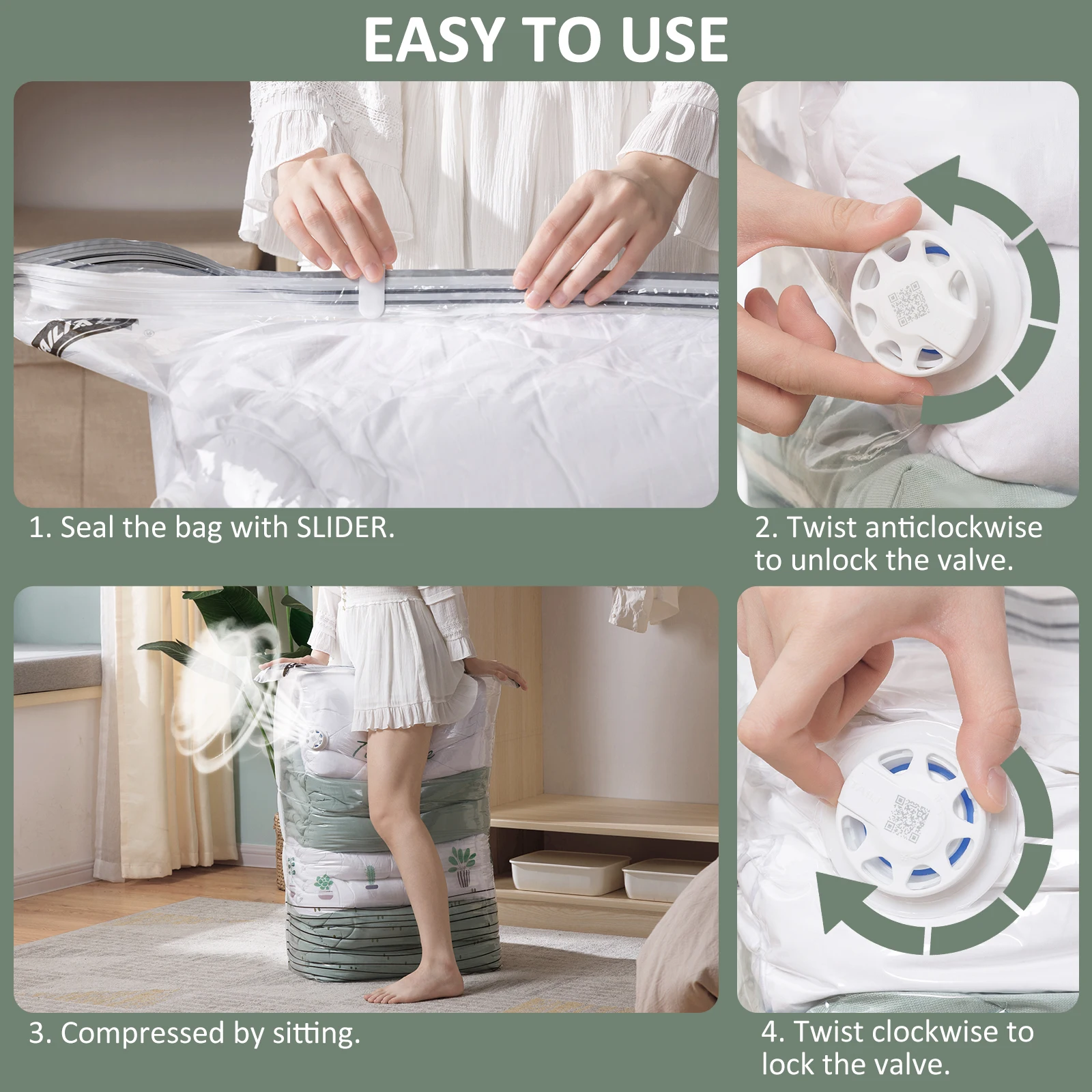 TAILI Cubic Vacuum Bags Large 5