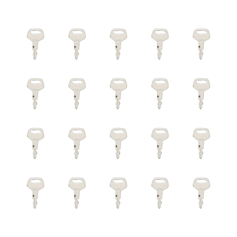 20PCS Ignition Keys S450 KHR3079 Compatible with Case Excavator CX130 CX130B CX160 CX160B CX210 CX210B CX240 CX240B CX330