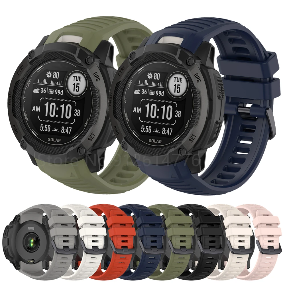 

For Garmin instinct 2X Bracelet Sport Silicone Wristband Replacment Watch Band For Garmin instinct 2x Wrist Strap Accessories
