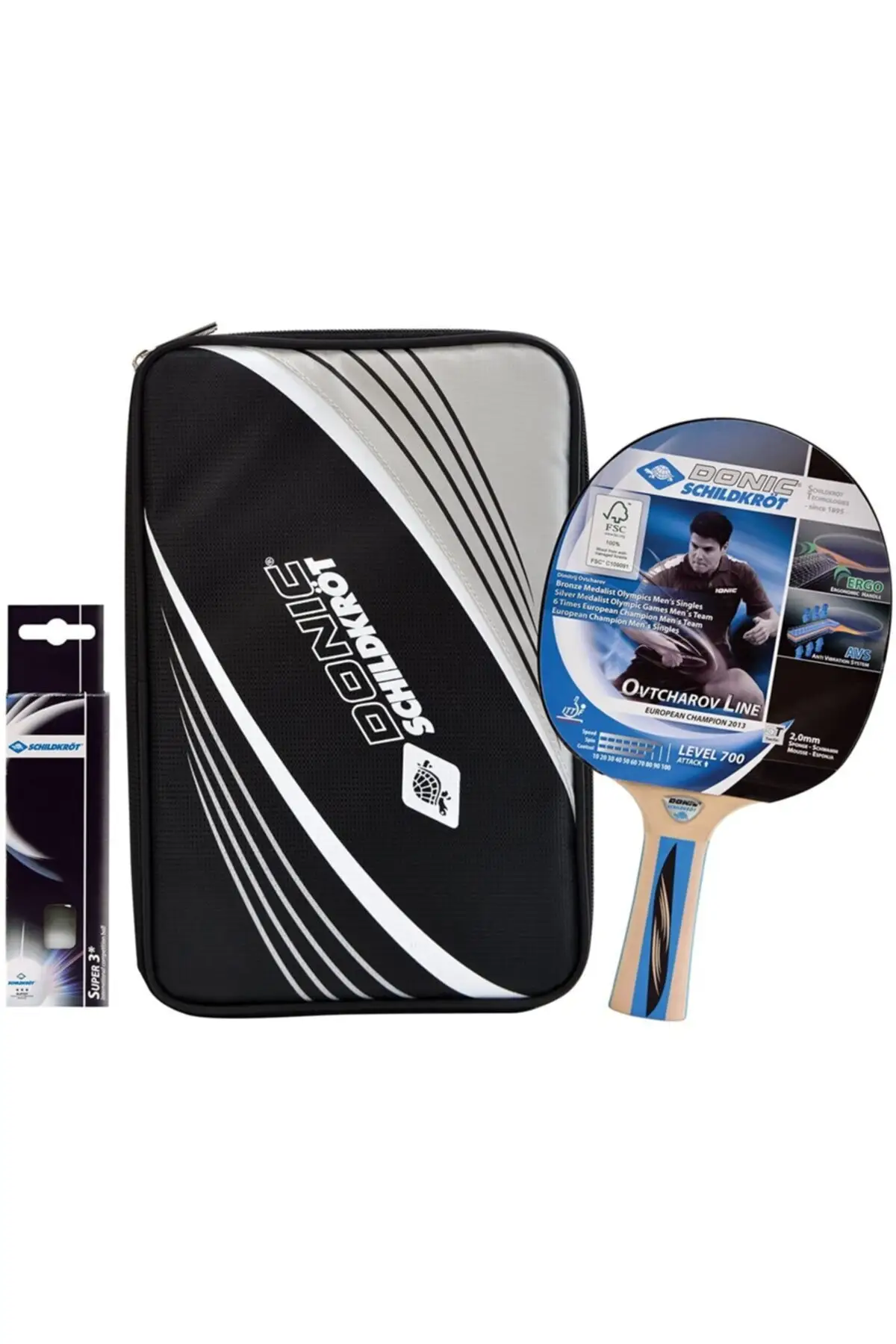 

3-piece Ovtcharov Lıne Level 700 Table Tennis Set Tennis Equipment & Accessories Sports Outdoor