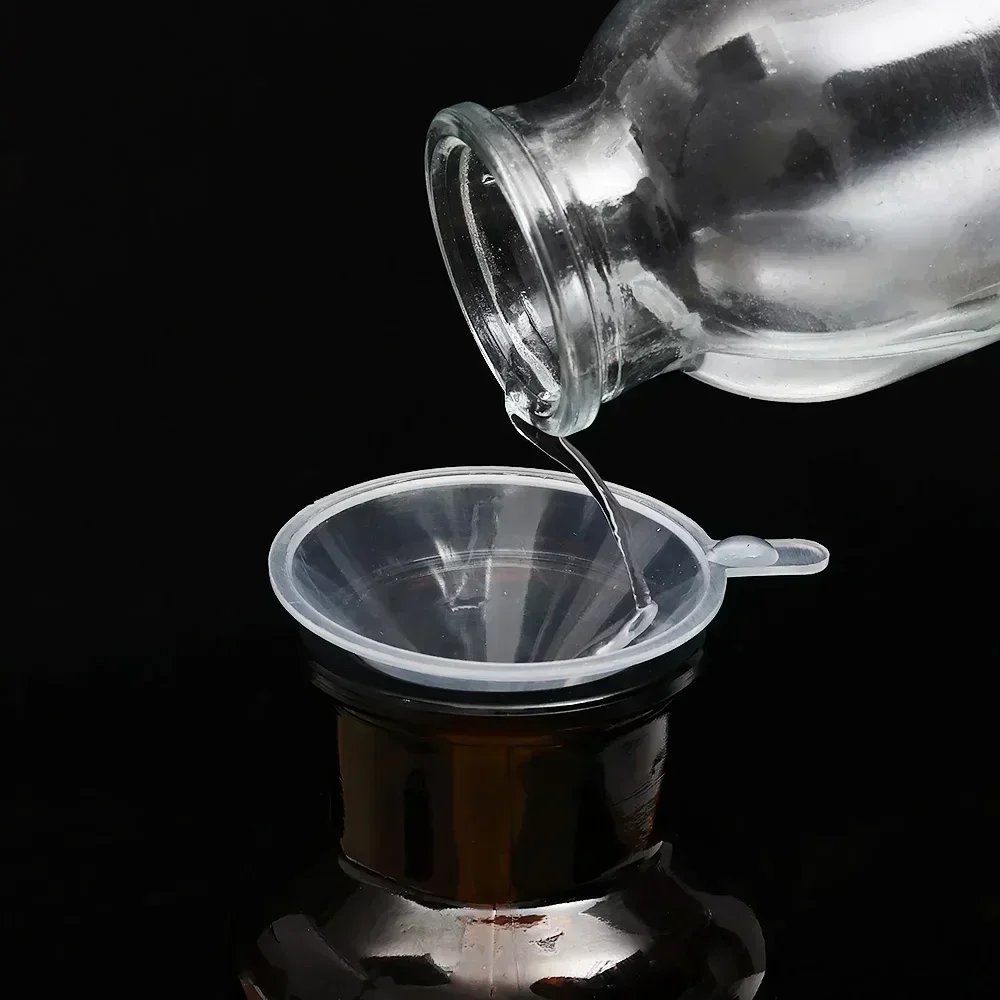Mini Transparent Funnel Small Mouth Liquid Oil Hopper Plastic Gadgets