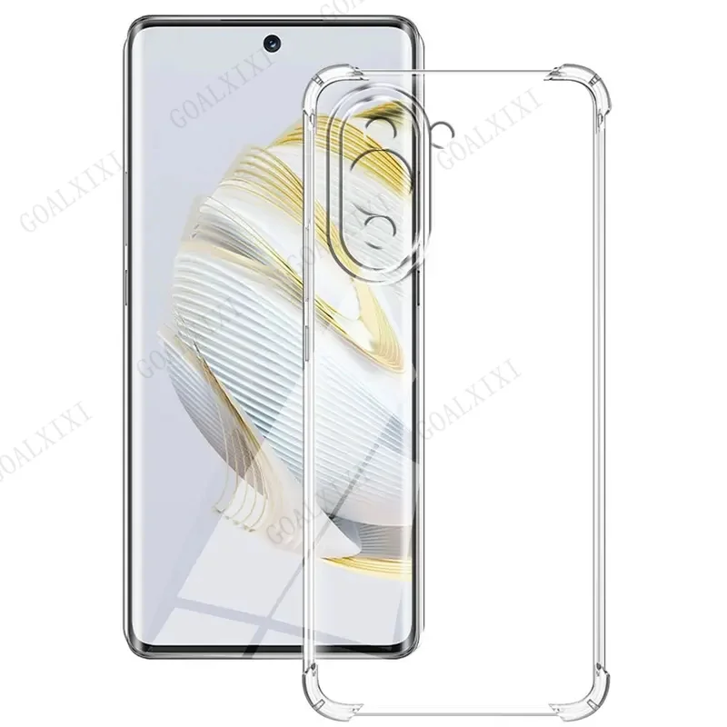 Clear Shockproof Silicone Soft Phone Case for Huawei Nova 10 Series