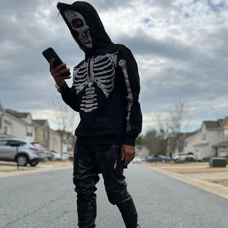 sudadera de esqueleto