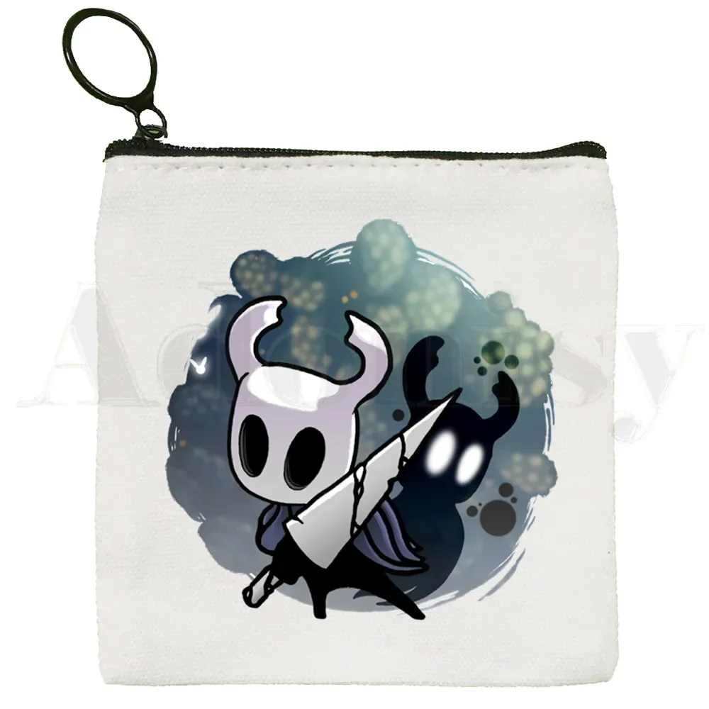 

Hollow Knight Wallets Coin Pocket Vintage Male Purse Function Funny Game Ghost Knight Boy And Girl Wallet with Card Holders