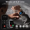 LIGE AMOLED Smart Watch ET585 Men ECG Blood Compositoin Health Monitoring Bluetooth Call Women Sports Fitness Tracker Smartwatch 5