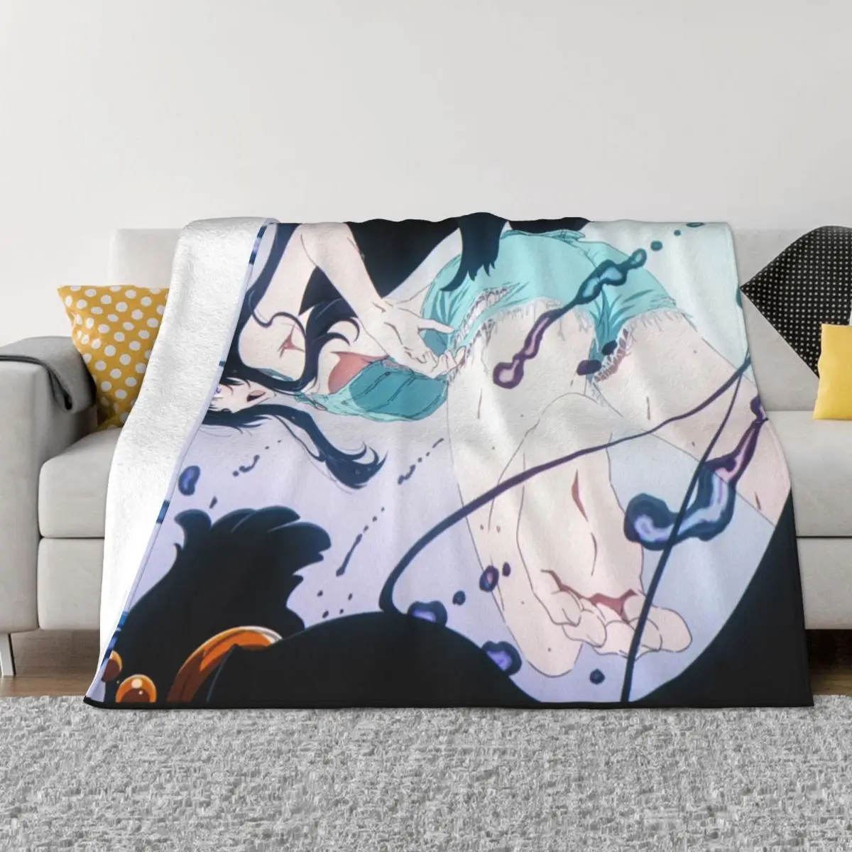 Delta The Eminence In Shadow Throw Coperta Soft Warm Winter Fluffy Shaggy Luxury Coperte