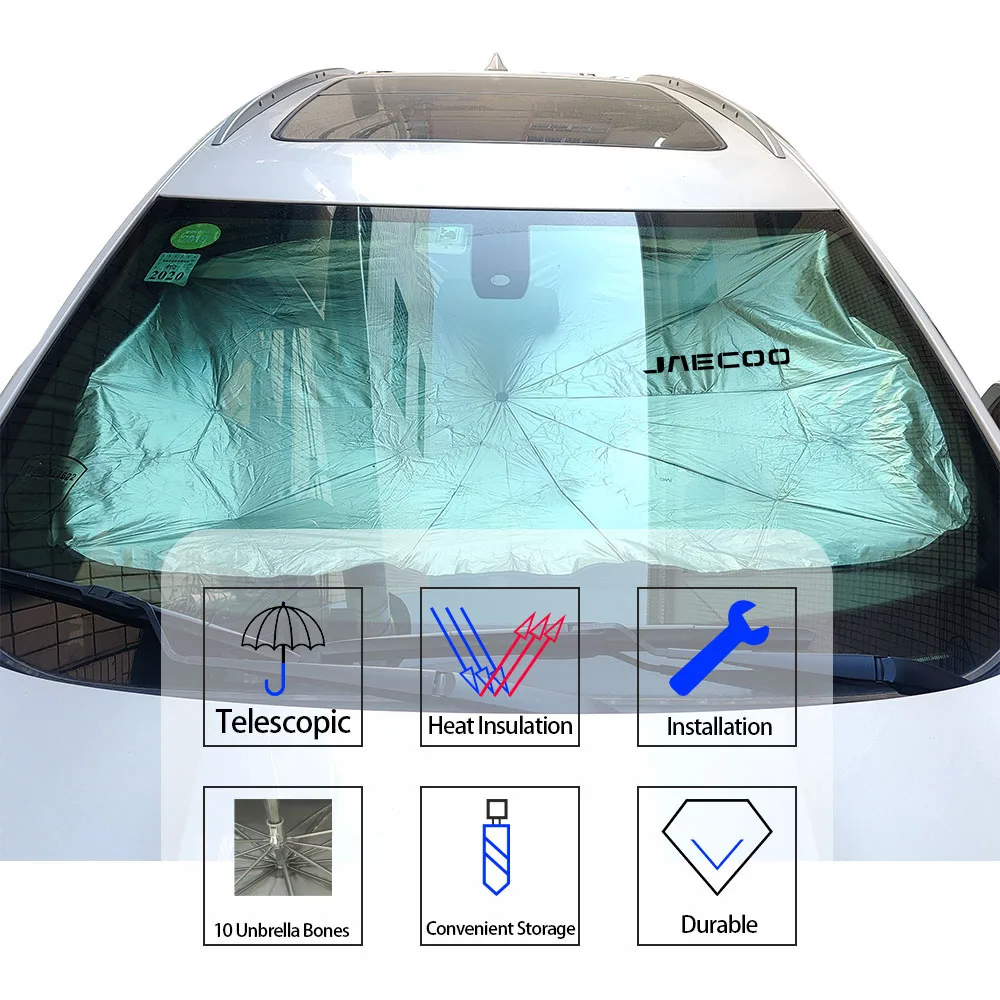 Car Windshield Sunshade For Chery Jaecoo J7 J8 Car Front Shading Sun Protection Heat Insulation Cloth Accessories