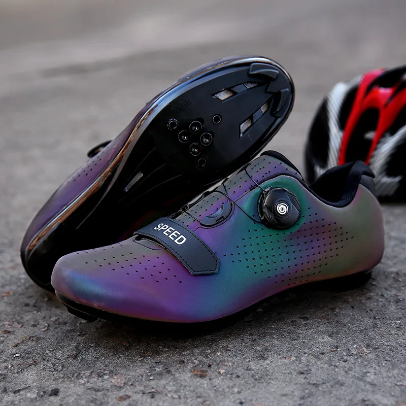 Men Women Cycling Sneaker mtb Flat Shoes Cleat Self-Locking cycling shoes bike lock shoes Mountain Bike Shoes Road Bicycle