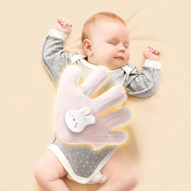 Baby Sleep Aid Hand Cushion 24x23cm Newborn Gentle Pressure Soothing Keep Calm Prevent Startles Soothing Infants 69HE 3
