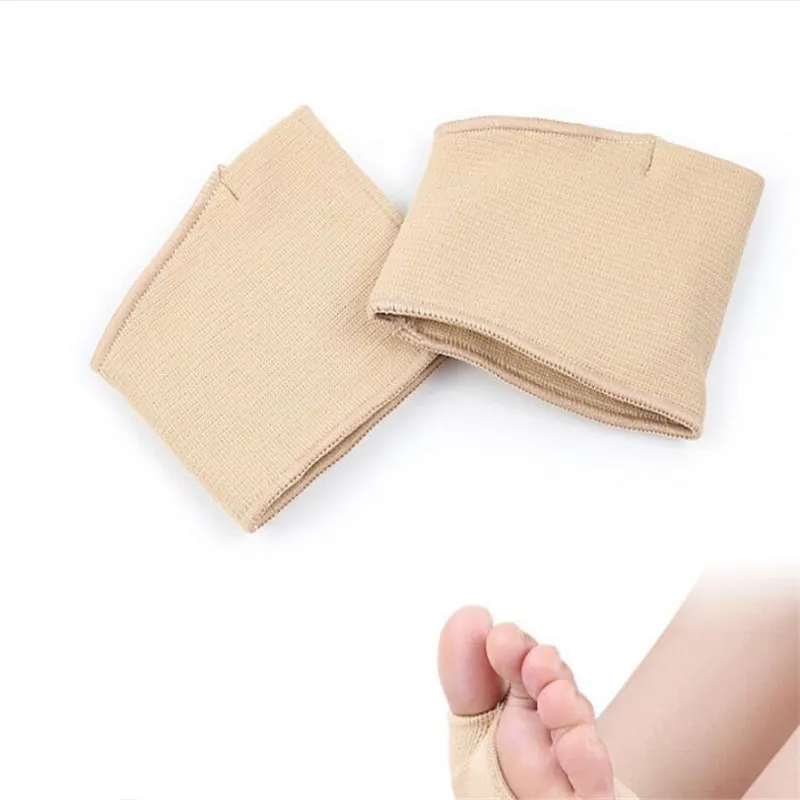 2pcs Silicone Metatarsal Sleeve Pads Half Toe Bunion Sole Forefoot Gel Pads Cushion Half Sock Prevent Calluses Blisters Insoles