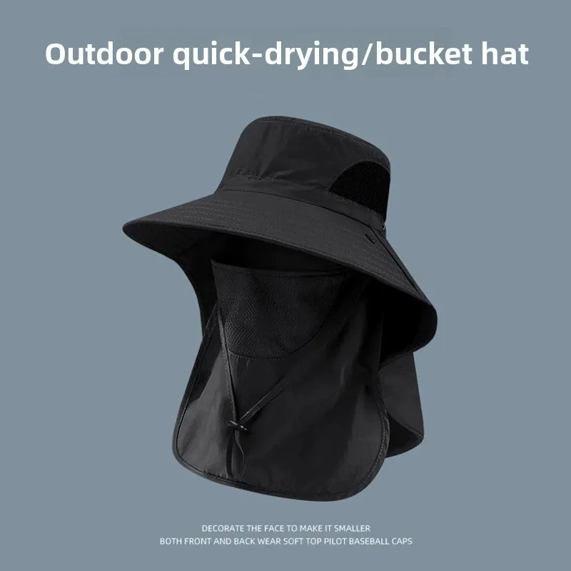 Outdoor Sun Protection Fisherman Hat for Men and Women