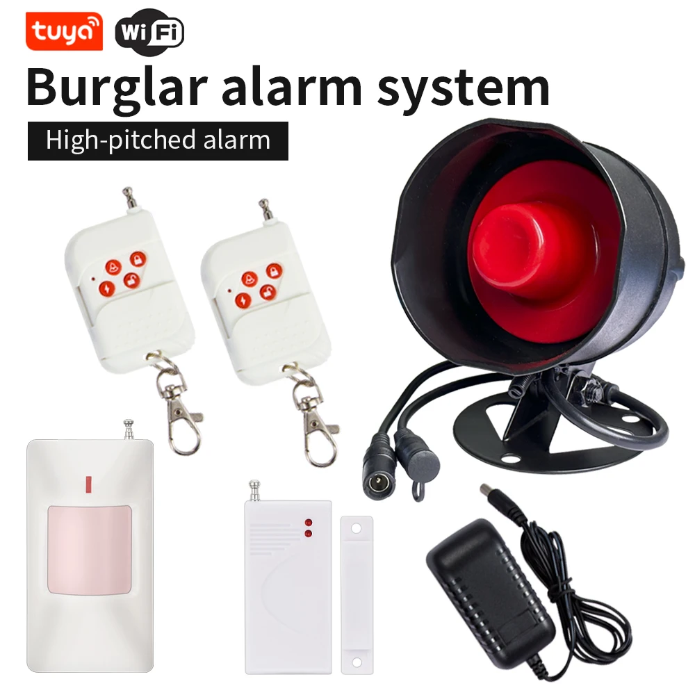 Tuyawifi infrared induction antitheft alarm for doors and windows