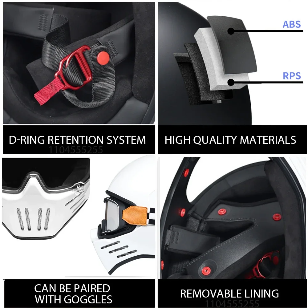 ���ο� ��Ʈ�� ������� ��� ���� ���� ��Ƽ�� ī���� ���� Ǯ ���̽� ��� Capacete De Moto DOT ���� ���� ũ�ν� ���